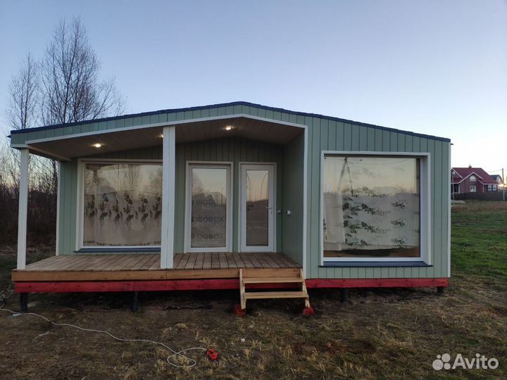 Готовая баня под ключ скандинавия