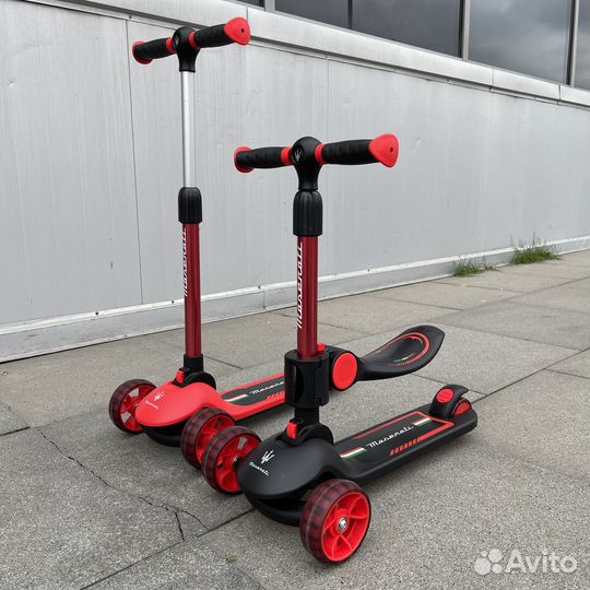 Самокат детский со светящимися колесами