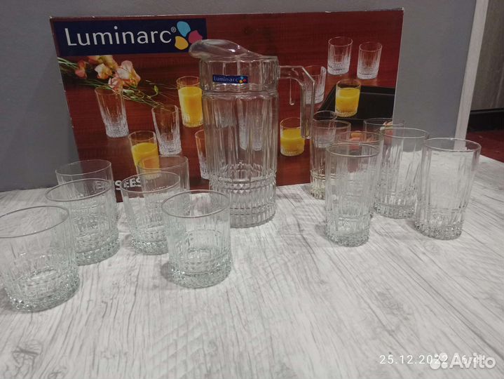 Новый Набор столовой посуды luminarc 13 предметов