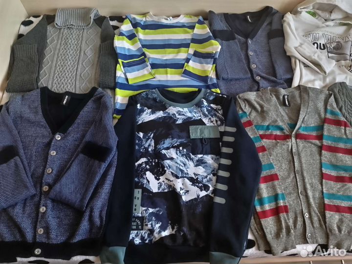 Вещи пакетом для мальчика р134-140-146