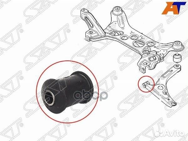 Сайлентблок переднего рычага передний ford tran