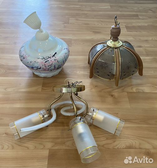 Люстры 3 вида