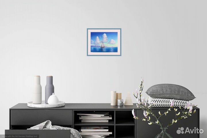 Картина маслом 30x40 море