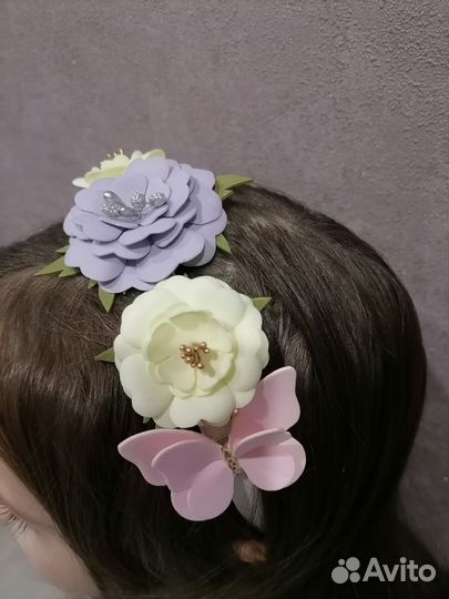 Ободочки с цветами