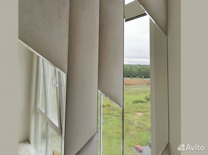 Мягкие стеновые панели лоджия