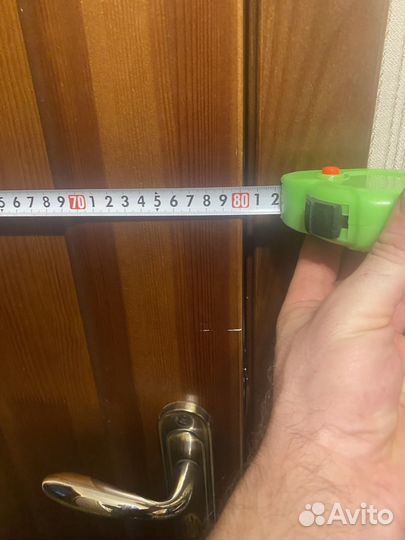 Дверь входная деревянная бу