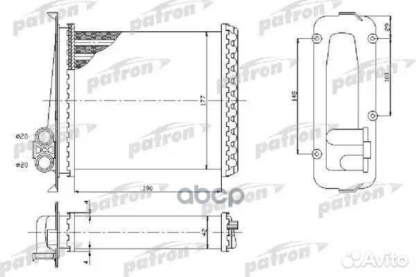 Радиатор отопителя volvo: 850, C70,V70