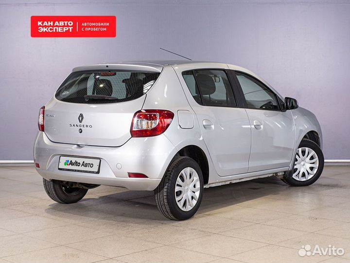 Renault Sandero 1.6 МТ, 2018, 106 000 км