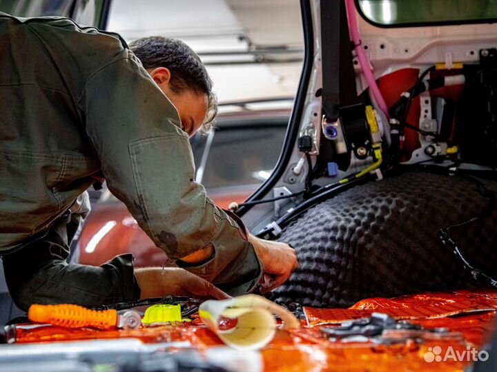 Шумоизоляция автомобиля с гарантией Иркутск