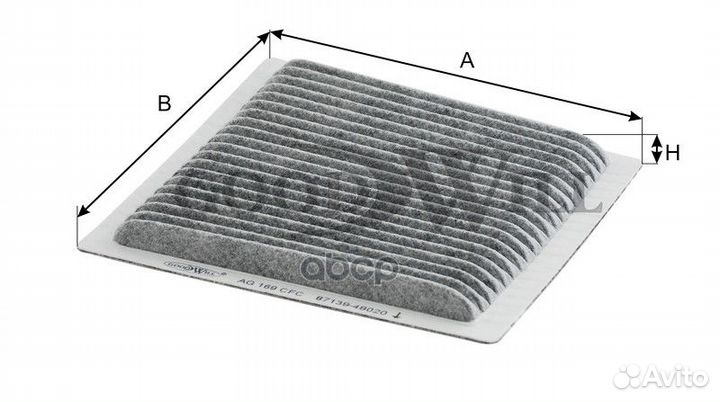 Фильтр салона угольный;lexus