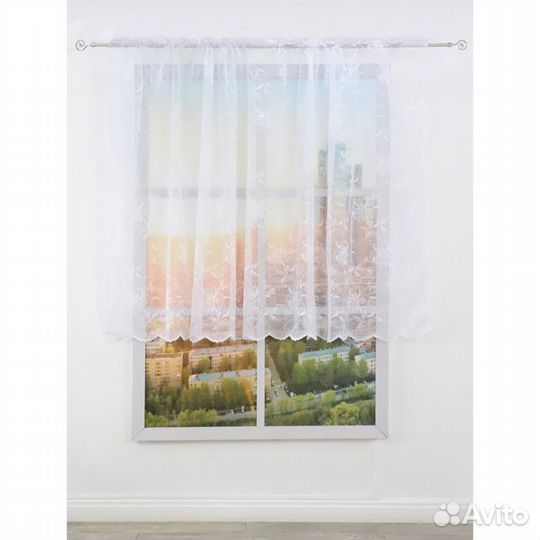 Штора тюлевая на шт.ленте amore MIO жаккард 300х15