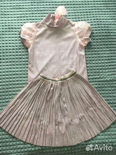 Блузка zara для девочки 128