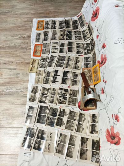 Стереоскоп с карточками дореволюционный