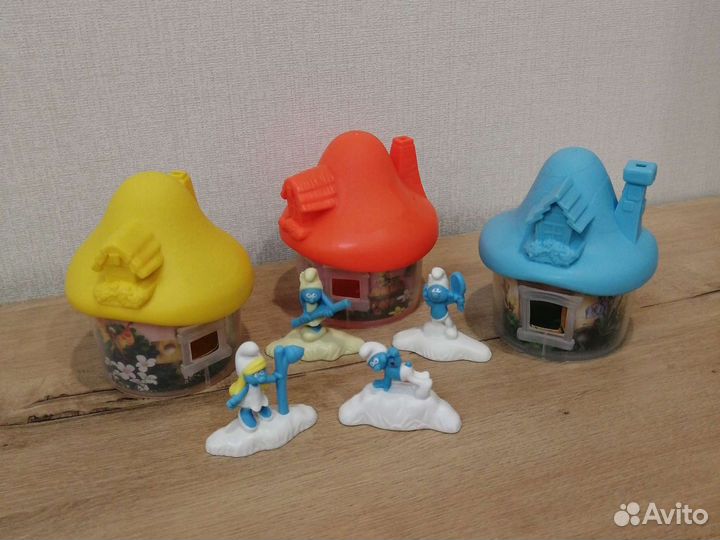 Набор домиков смурфиков