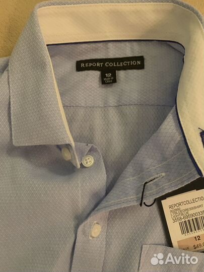 Рубашка для мальчика (10-12 лет)