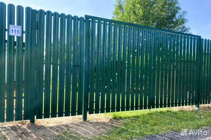 Забор металлический качественно быстро