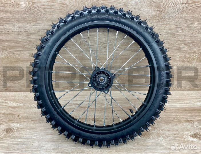 Комплект колёс 17/14 (в сборе), новый, питбайк