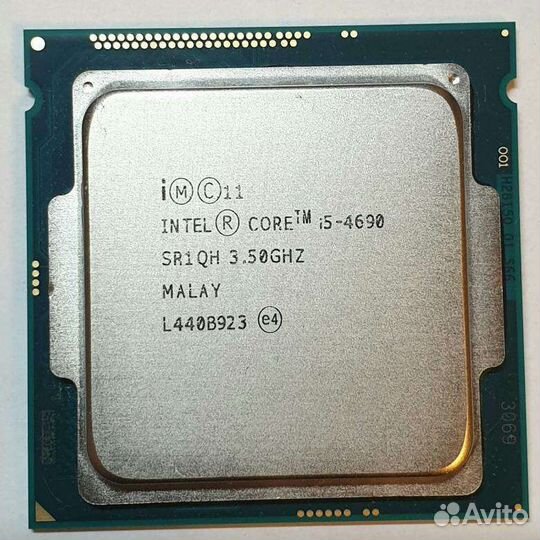 Процессоры Intel i5-4690, LGA1155,1150,1156, 775