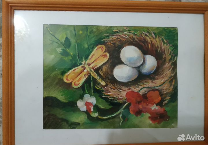 Картина маслом 40 на 50 Цветочница