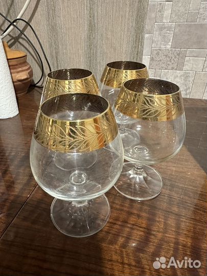 Бокалы для коньяка богемия чсср