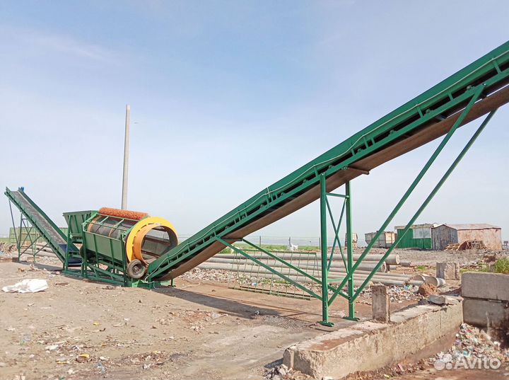 Сортировочный комплекс на базе барабанного грохота