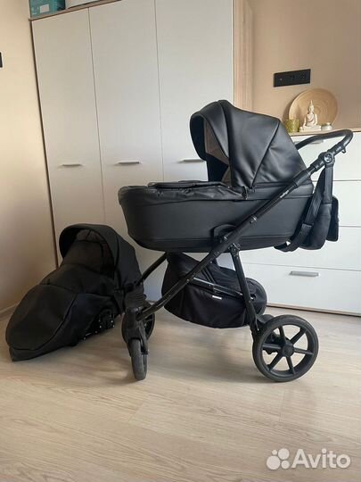 Коляска Indigo Broco Eco 2 в 1 экокожа б/у