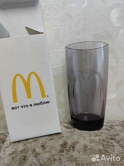 Стакан макдоналдс фиолетовый