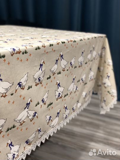 Скатерть чешские датские густ лён