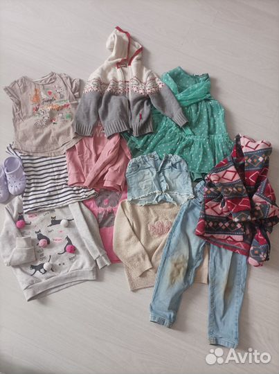 Вещи пакетом на девочку 98 104