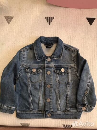 Куртка джинсовая унисекс H&M, рост 92