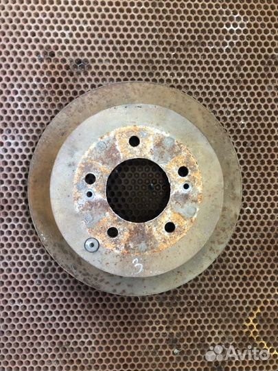 Диск тормозной задний Kia Sportage JE G4GC 2006