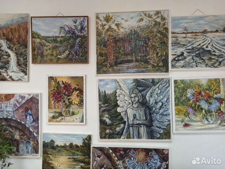 Авторские картины маслом и акварелью