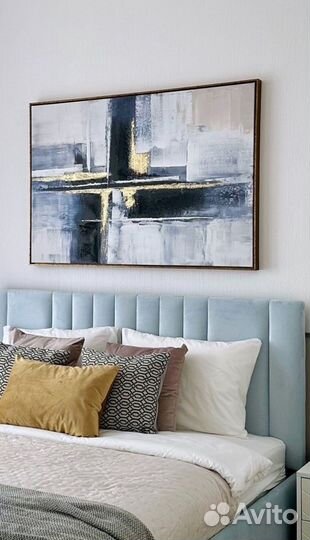 Картина маслом на холсте большая абстракция