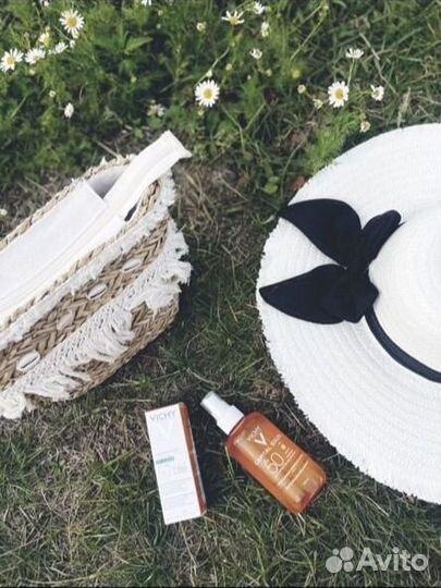 Шляпа+сумка пляжные