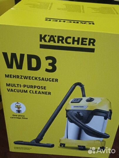 Пылесос Karcher wd 3 s premium