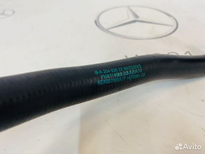 Патрубок отопителя Mercedes W204
