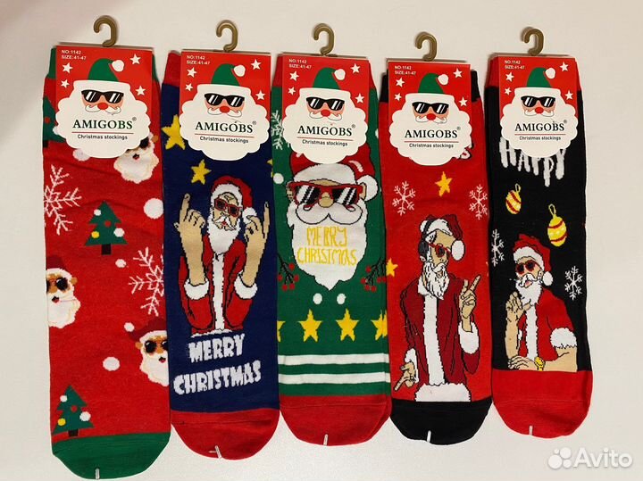 Носки с принтом 5 пар за 300