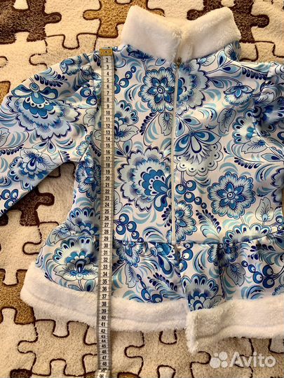 Костюм снегурочки 110-116