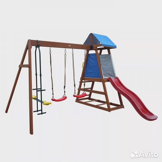 Детский деревянный городок DFC DKW044 (два короба)