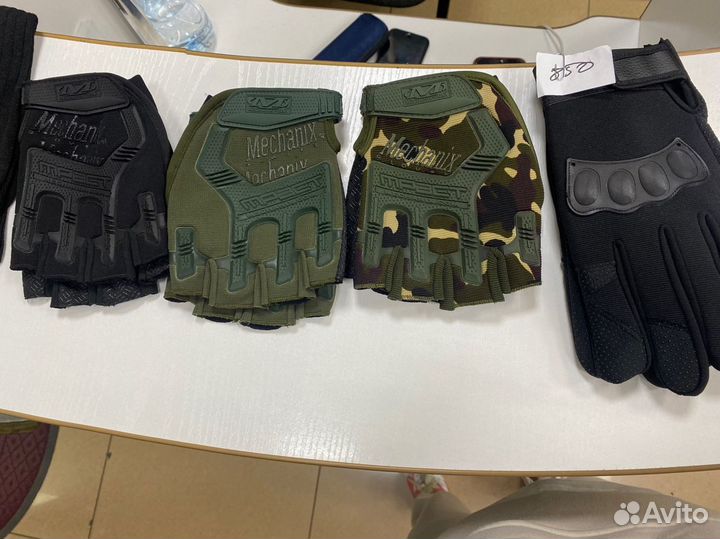 Перчатки тактические с пальцами и без пальцев
