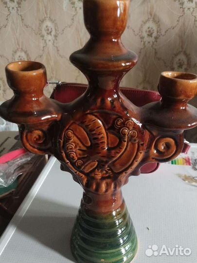 Керамический подсвечник