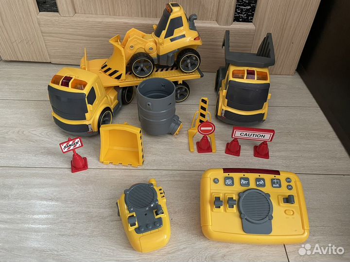 Silverlit бульдозер трак и самосвал