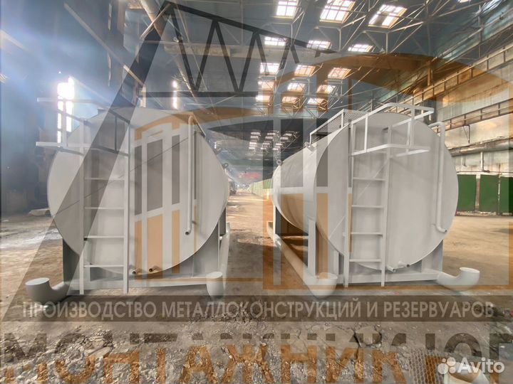 Резервуар Горизонтальный Стальной ргс-109 м3