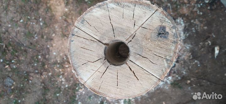 Финская свеча, полено с собой