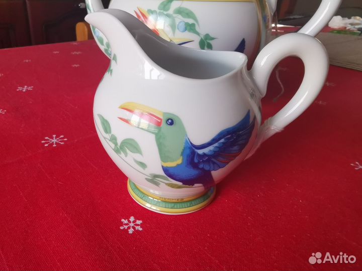 Фарфор Limoge Эрмес Сервиз Toucans
