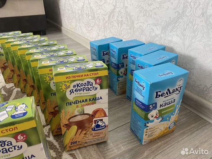 Кашки разные вкусы