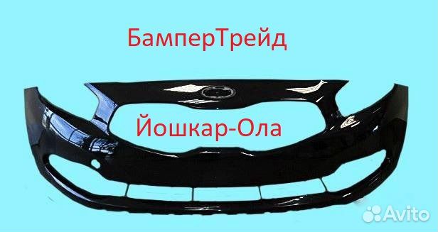 Бампер передний Киа Сид чёрный