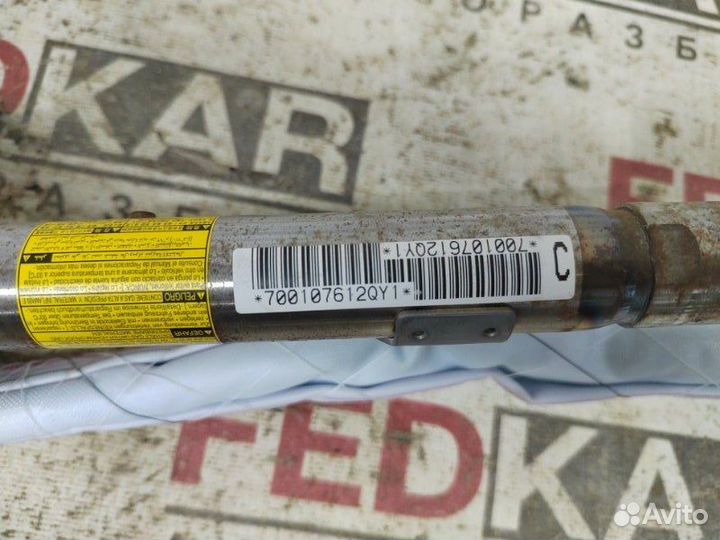 Подушка безопасности боковая правая Toyota Corolla