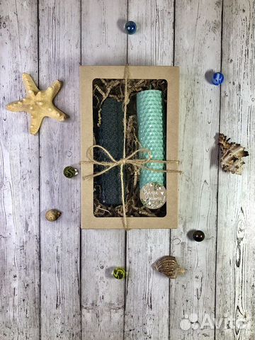 Подарочный набор свечи из вощины