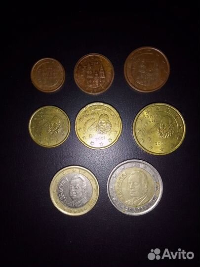 Монеты евро